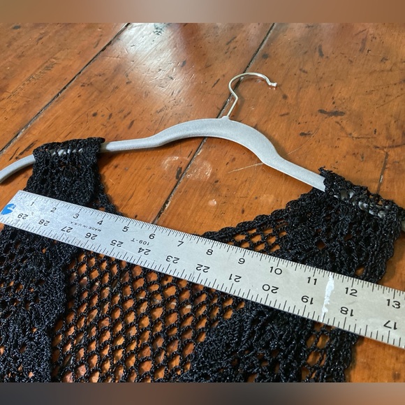 Alberto Macali Lace Button Sleeveless Top Sz: One Size - Picture 5 of 9